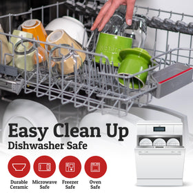 Priority Chef lead-free ceramic construction for safe food handling