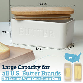 PriorityChef versatile butter dish stores spices or cookies for quick reach.