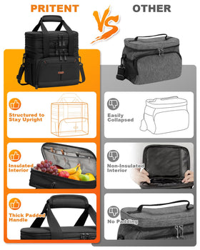 Pritent Lunch Box leakproof interior prevents spills during daily use.