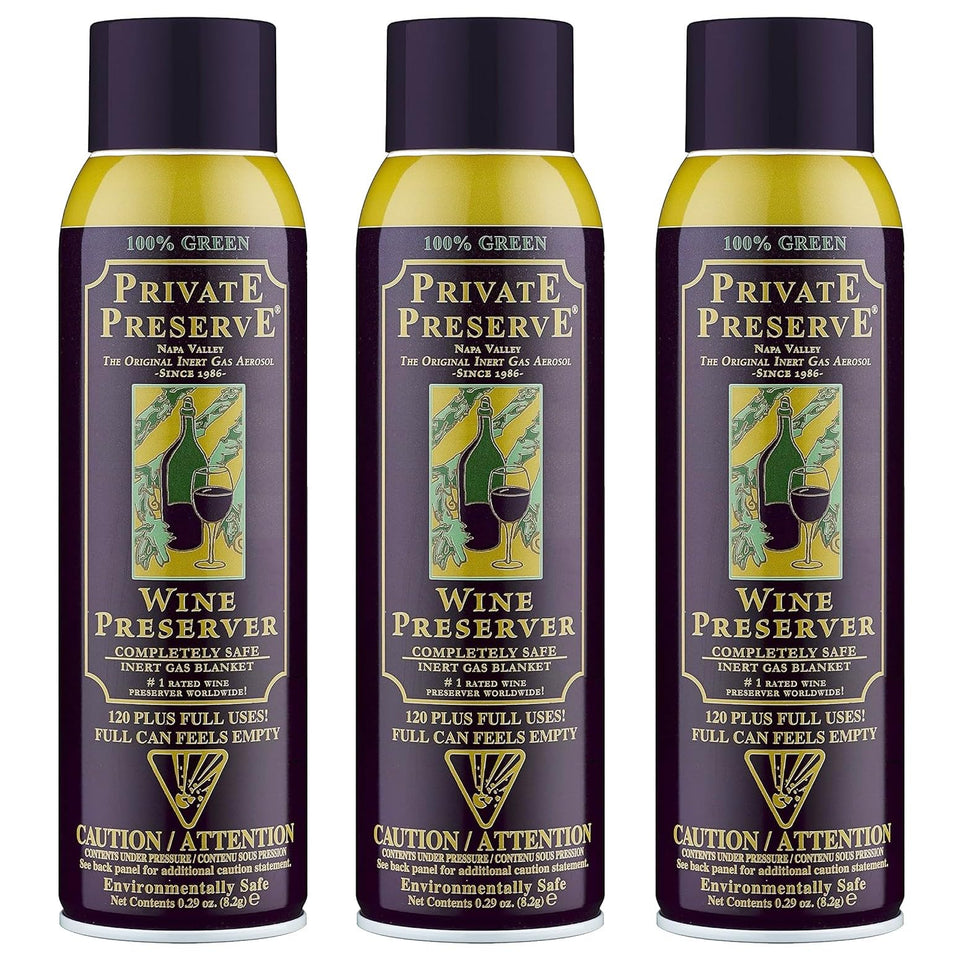 Private Preserve bottle-spray-action demonstrates oxygen removal for wine freshness