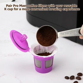 Pro Mael filtration paper reduces sediment for smoother coffee.