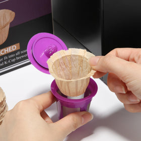 Pro Mael German paper filter with thin flow for clearer Keurig brews