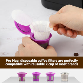 Pro Mael German paper filter offers smoother flow for Keurig 1.0/2.0.