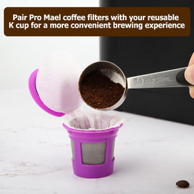 Pro Mael filters offer broad compatibility for flexible brewing