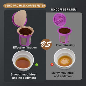 Pro Mael easy cleanup promotes quick disposal after brewing