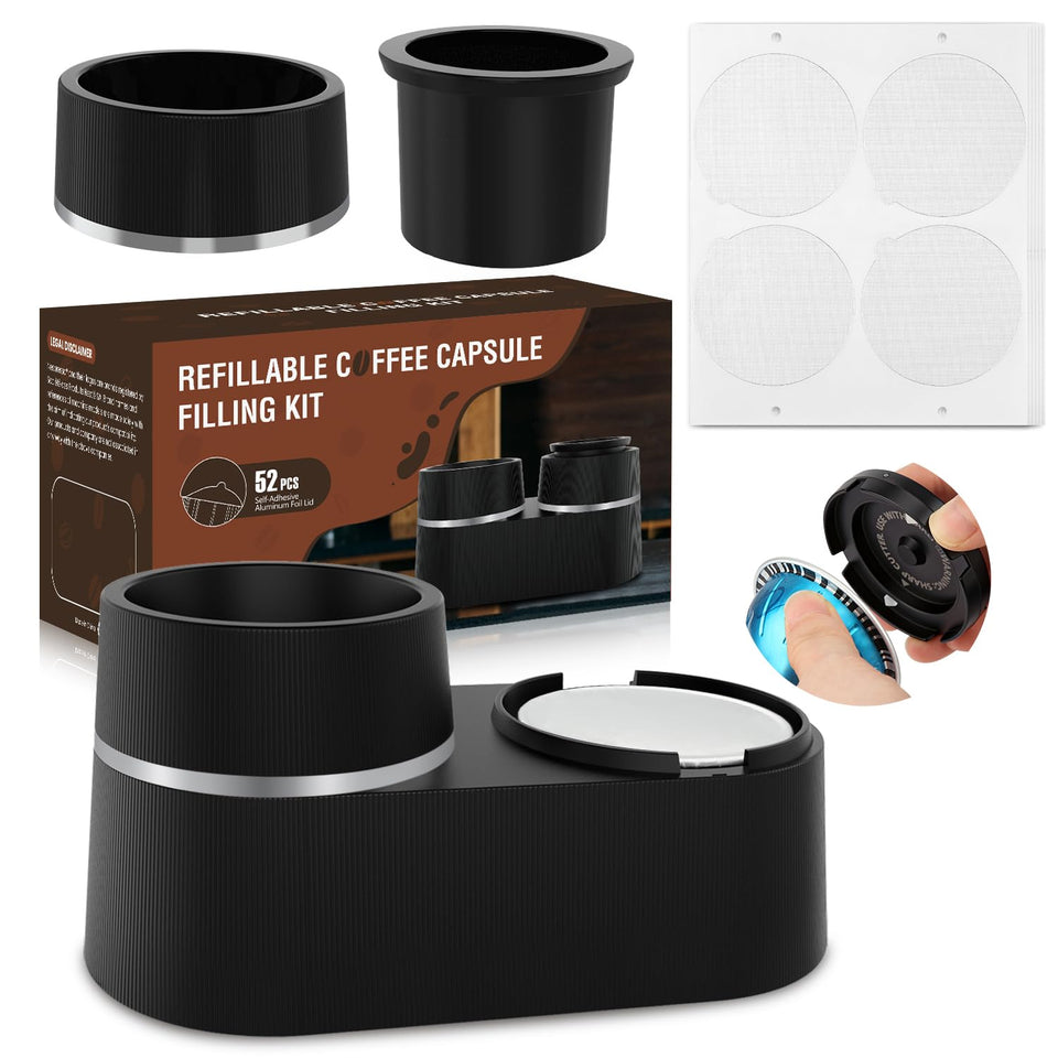 Pro Mael Vertuo pods kit dual-slot station for easy refilling and precision.
