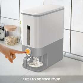Proarea space-saving vertical dispenser fits compact kitchen spaces.