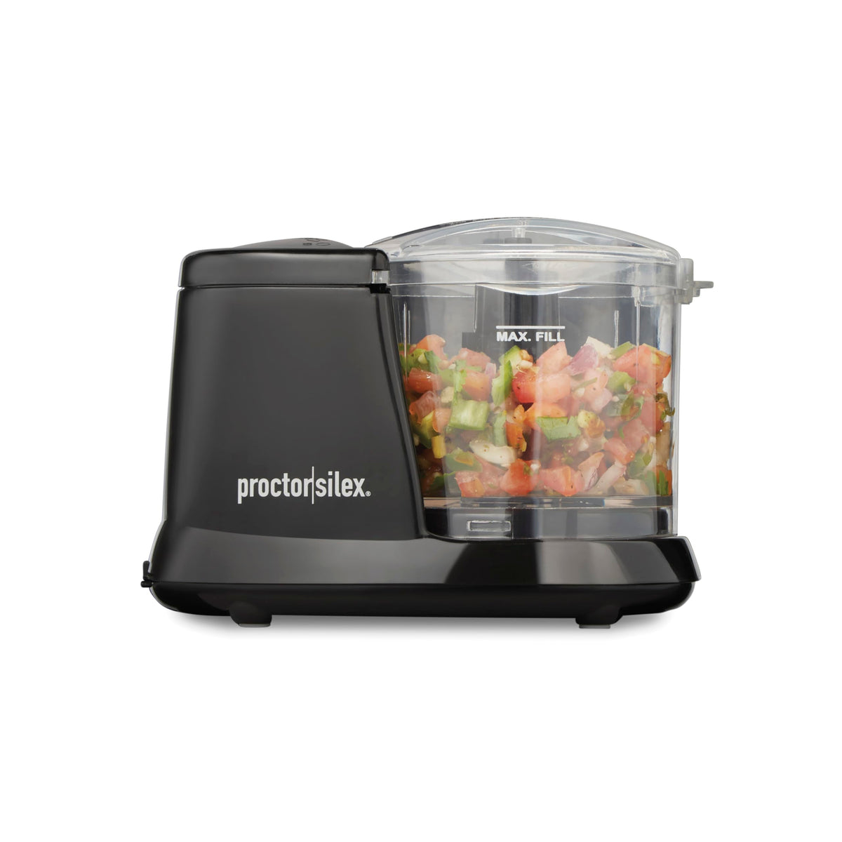 Proctor Silex 1.5 Cup Chopper onion dice for quick sauces and toppings
