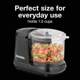Proctor Silex 1.5 Cup Chopper salsa prep for fresh dips
