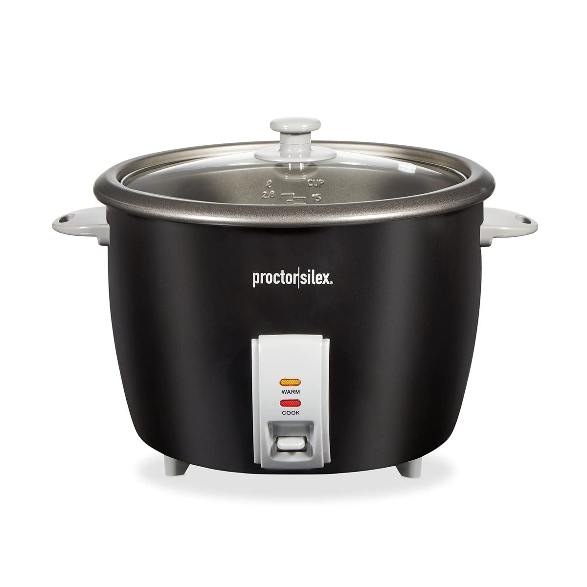 Proctor Silex 30-cup rice cooker steamer with large capacity for family meals
