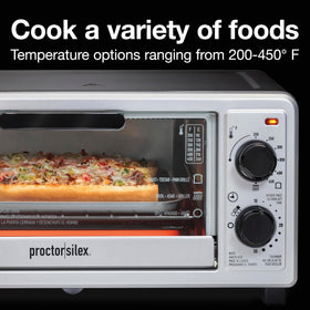 Proctor Silex countertop design image highlights compact footprint for small kitchens.