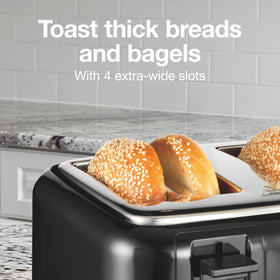 Proctor Silex 4-slice toaster with seven browning levels selector