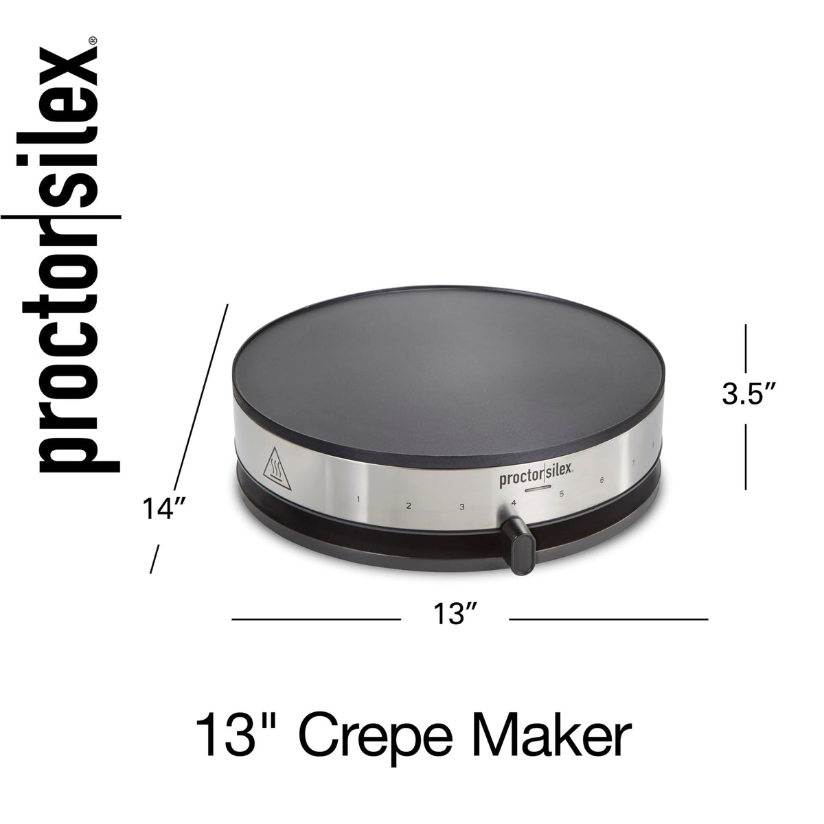 Proctor Silex crepe maker versatile griddle for eggs and pancakes