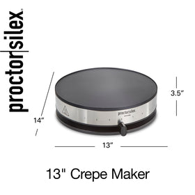 Proctor Silex crepe maker versatile griddle for eggs and pancakes
