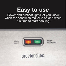 Proctor Silex Deluxe ceramic nonstick plates wipe-clean after cooking