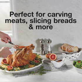 Proctor Silex Easy Slice knife bread slicing for uniform portions.