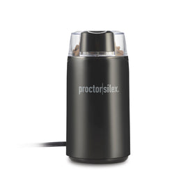 Proctor Silex Fresh Grind with coffee beans for a quick, flavorful cup.