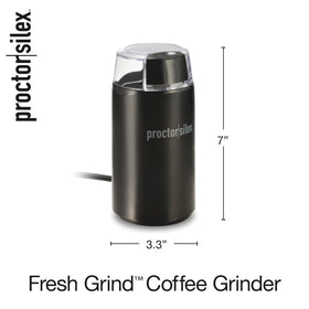 Proctor Silex Fresh Grind seeds like flax and chia grinding.
