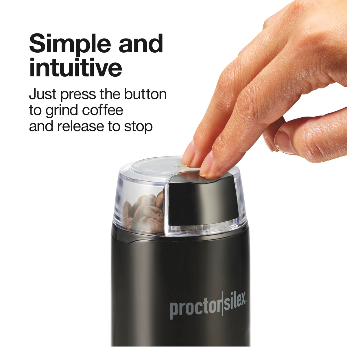 Proctor Silex Fresh Grind used on spices for aromatic seasoning.