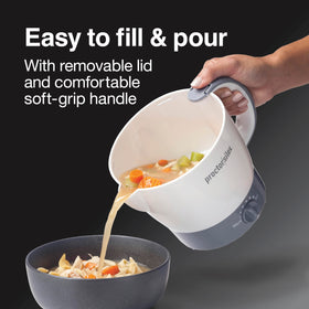 Proctor Silex soft-grip handle for safe pouring