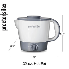 Proctor Silex hot pot temperature control knob enables precise heat settings