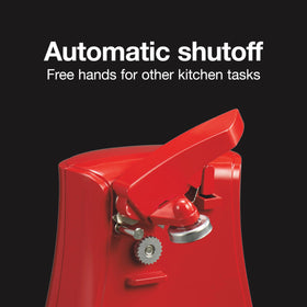 Automatic shutoff enables hands-free operation