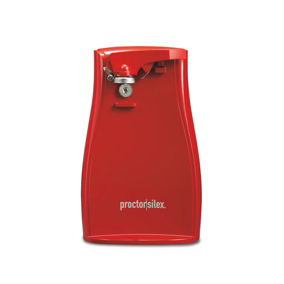 Proctor Silex Power Opener red front view for quick access