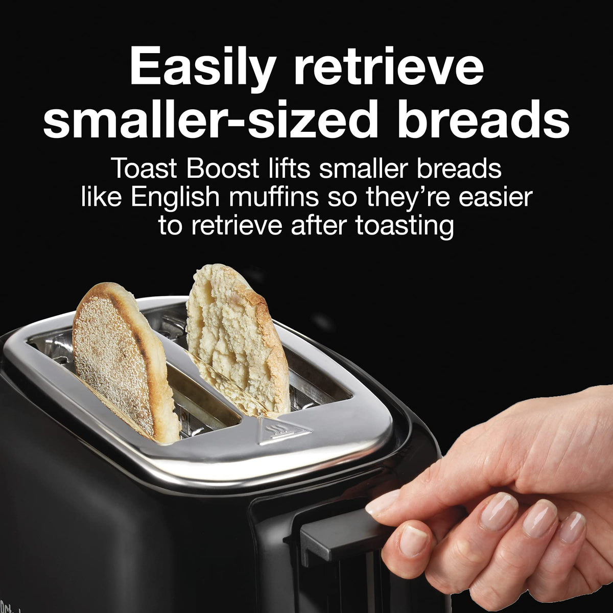 Proctor Silex toaster cool-touch walls for safe counter use