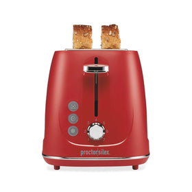 Proctor Silex 2-slice toaster with wide slots for even toasting of thick breads.