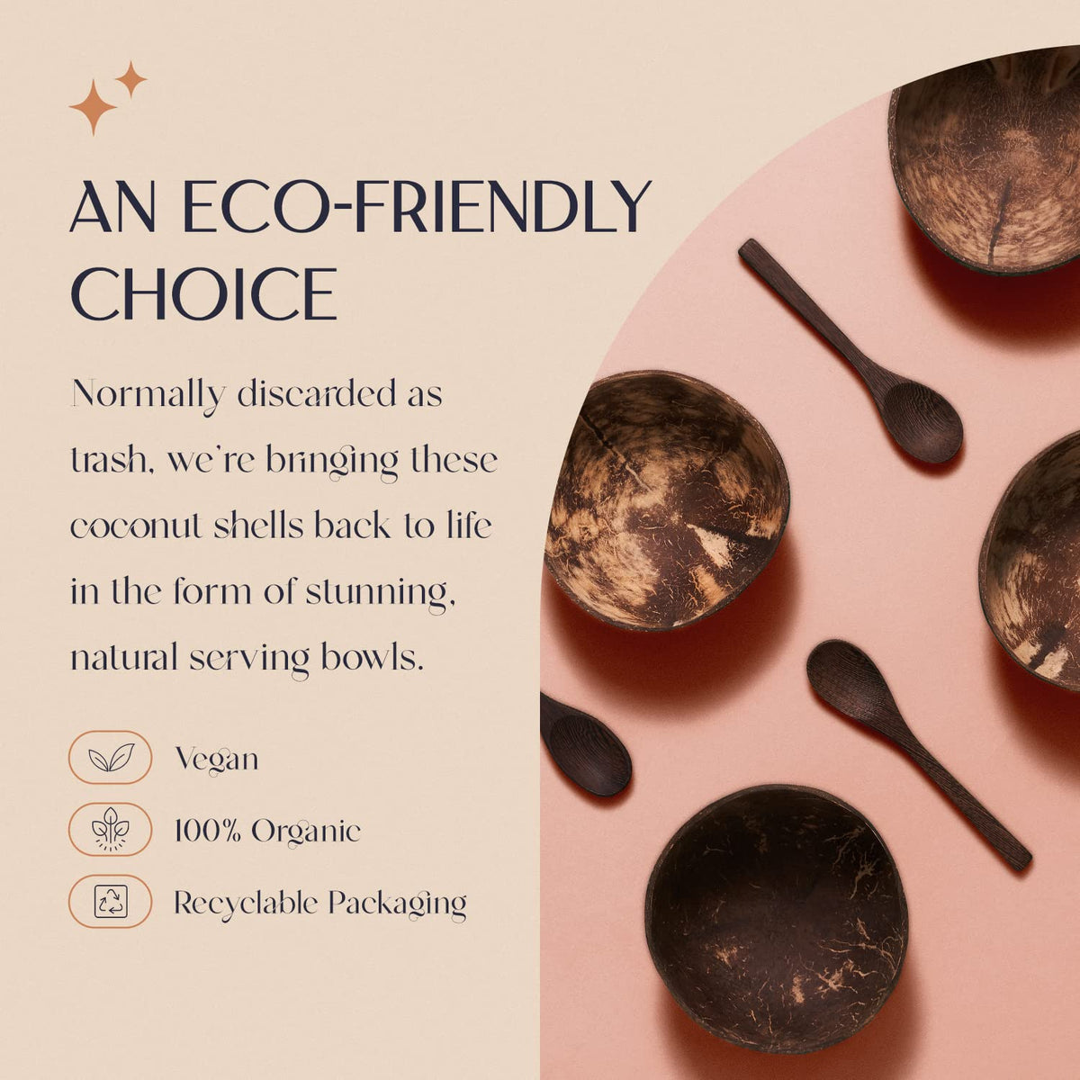 Product packaging display shows eco-friendly materials and minimalist branding.