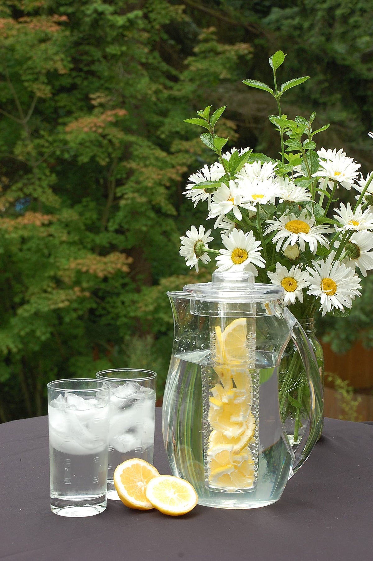 Prodyne Fruit Infusion Pitcher 93oz capacity ideal for gatherings and refills