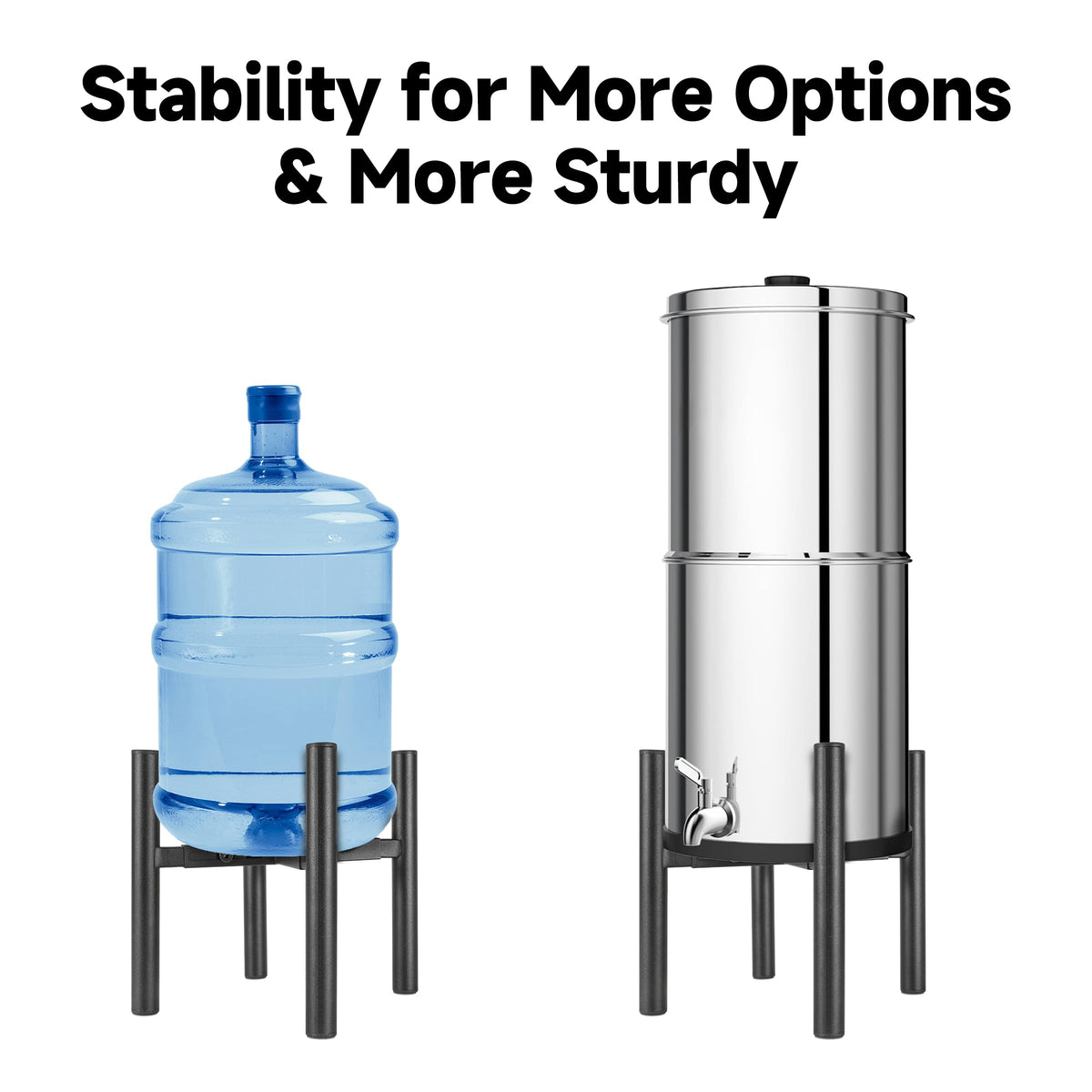 PROERR space-saving design keeps tabletops tidy while elevating pour height.