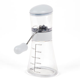 Progressive Nut Chopper base with measurements for precise toppings