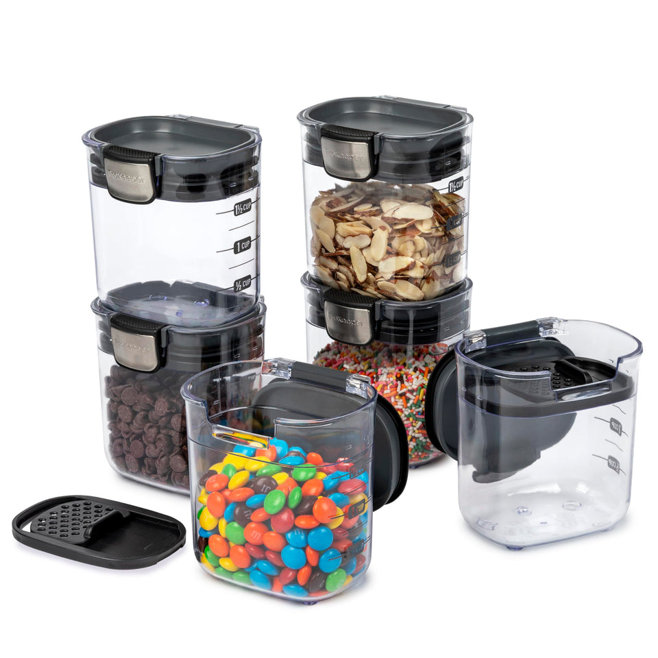 Progressive PKS-401 ProKeeper+ bottle close-up showing airtight seal for spices.