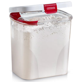 Progressive PrepSolutions Flour Keeper front view with airtight lid for fresh ingredients