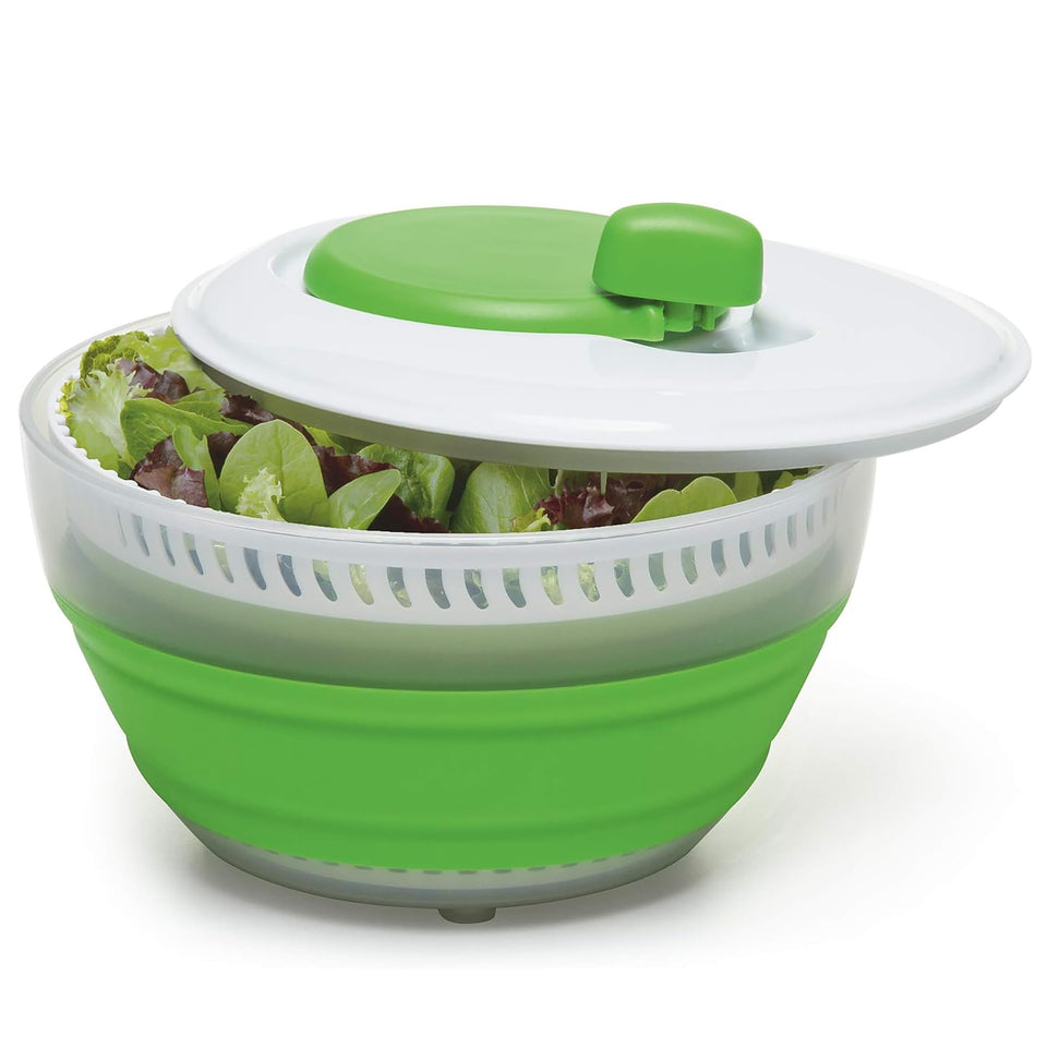 Progressive PrepWorks 3 Qt collapsible spinner folded for compact storage
