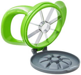 Progressive PrepWorks apple slicer with safety cover protects blades during storage