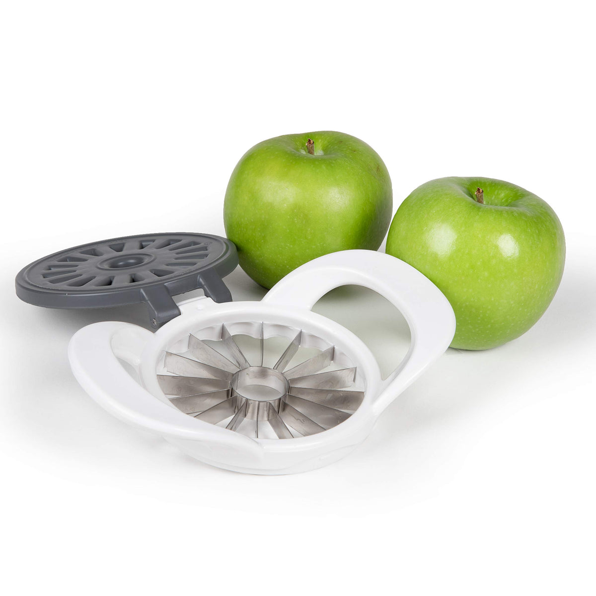 Progressive PrepWorks safety cover base protects blades during storage and use.