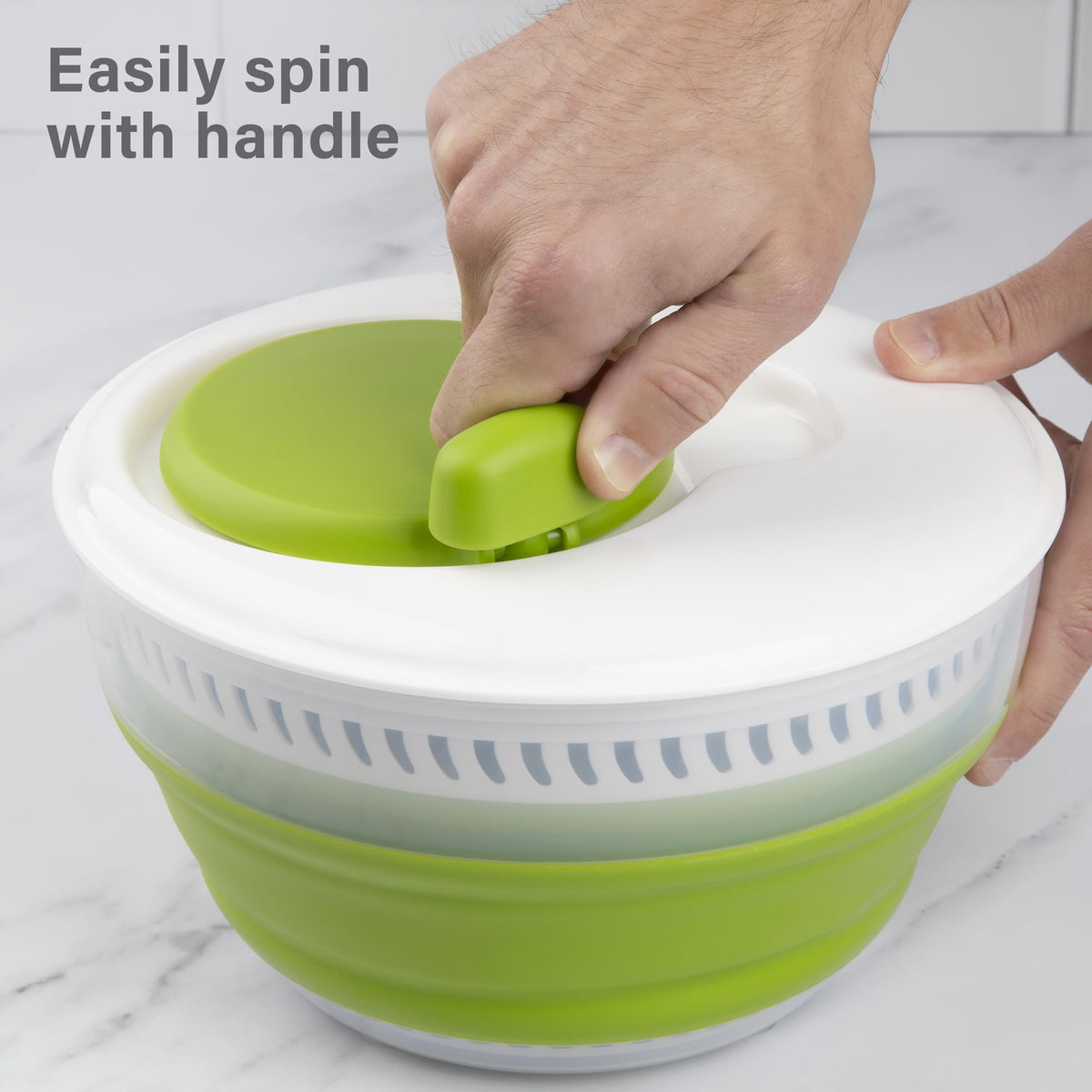 Progressive PrepWorks handle folded for compact stacking