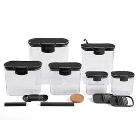 Progressive ProKeeper flour keeper with leveling bar for precise baking measurements