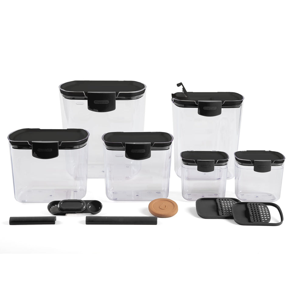 Progressive ProKeeper flour keeper with leveling bar for precise baking measurements