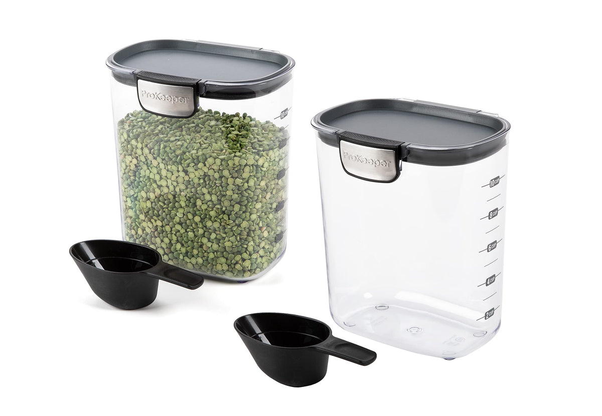 Progressive ProKeeper+ grain container with airtight seal keeps grains fresh longer