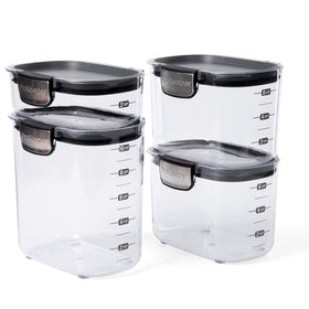 Progressive ProKeeper+ 1.5qt container front view with measurement marks.