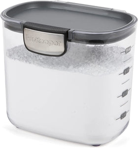 Progressive ProKeeper+ powdered sugar container with seal keeps powder fresh for easy dusting.