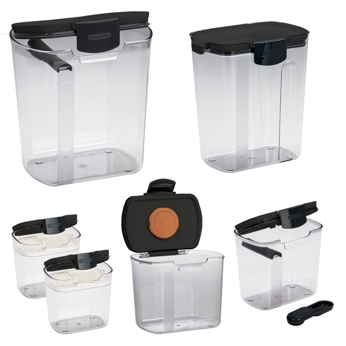 Progressive ProKeeper sugar keeper with flip spout for easy, controlled pouring
