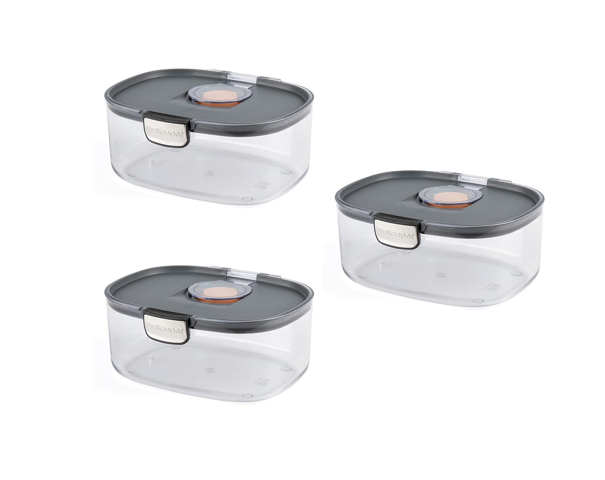Progressive ProKeeper terracotta disk enhances moisture retention for chewy baked goods.
