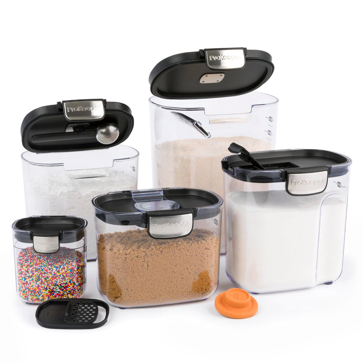 ProKeeper Brown Sugar Keeper includes a terra cotta disk to prevent hard lumps.