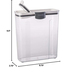 ProKeeper airtight lid close-up highlighting silicone seal preventing moisture.