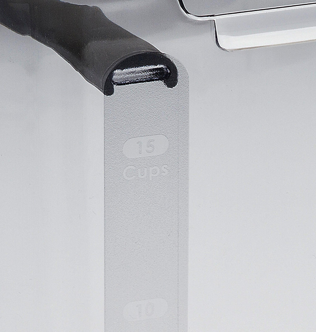 ProKeeper leveling bar facilitates precise, mess-free flour measuring.