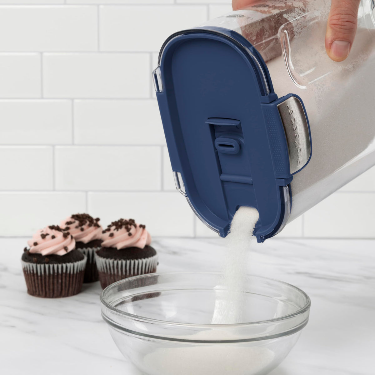 ProKeeper+ Stackable design demonstrates space-saving kitchen storage.